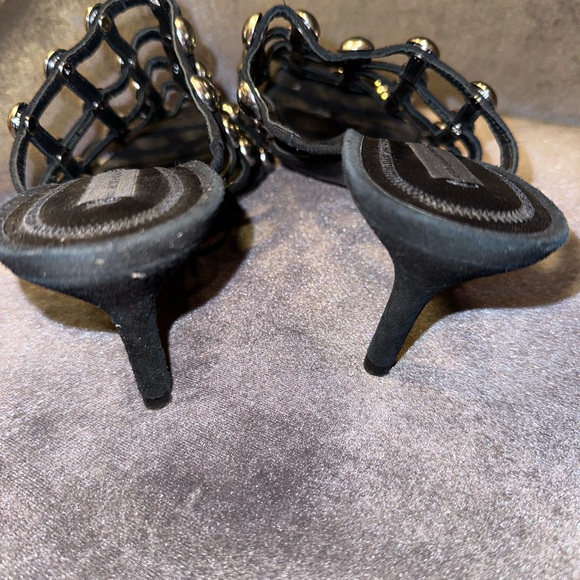 Alexander Wang Sofia Kitten Heel Sandal Mules Shoes Size  39 - Picture 9 of 11